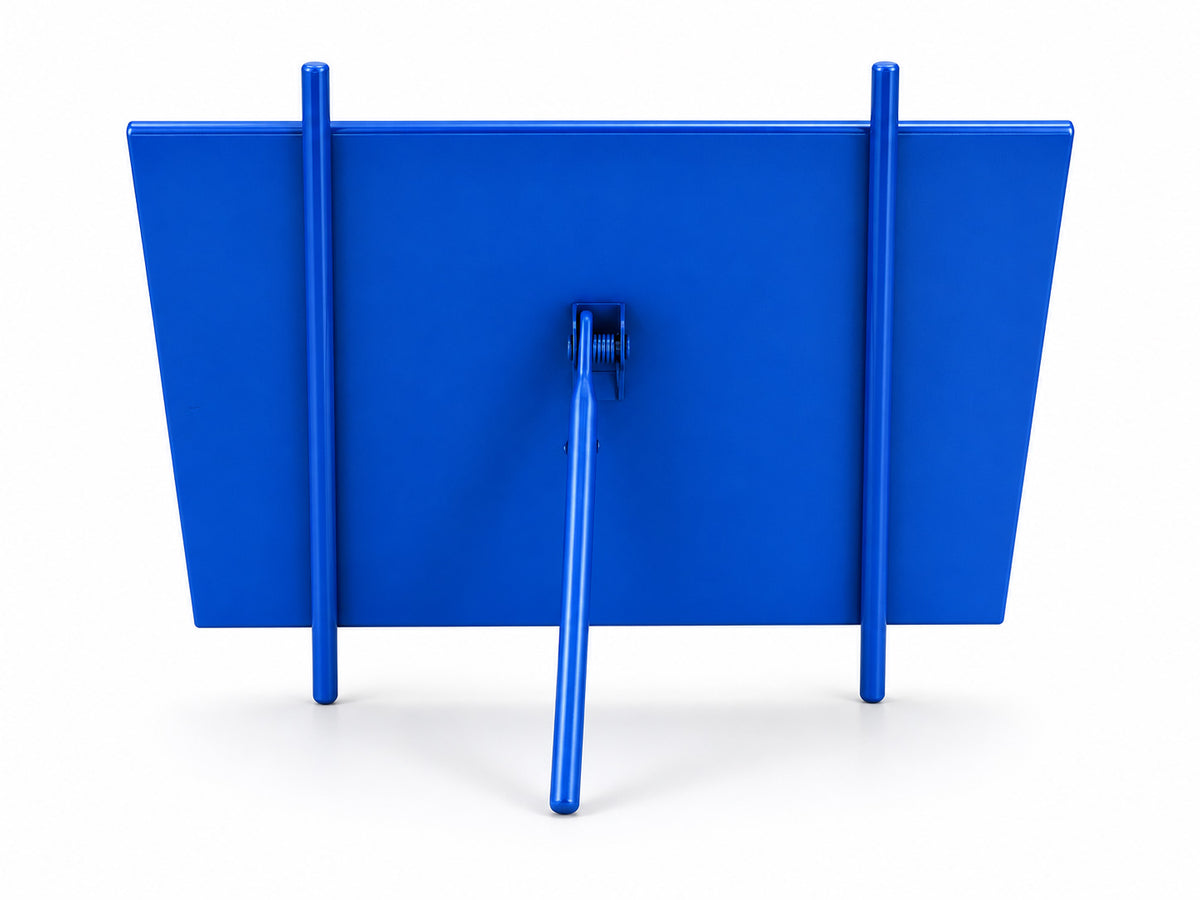 Blue Metal Easel Photo Frame