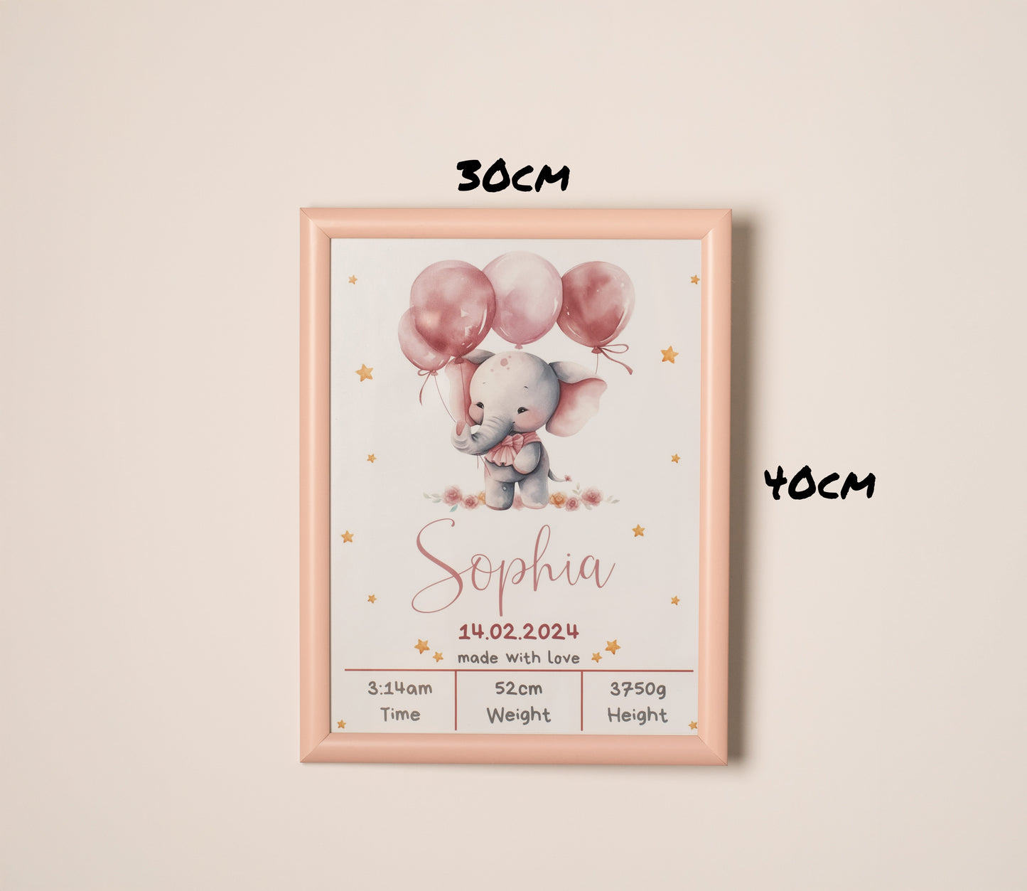Personalized Baby Gifts That Melt Hearts (Pink)