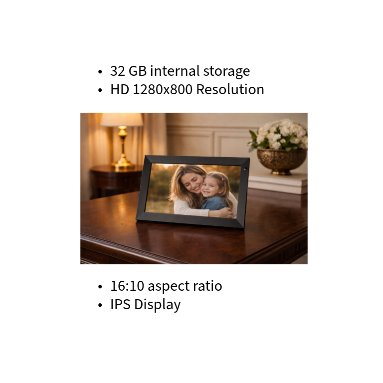 10.1” Smart Wi-Fi Digital Frame