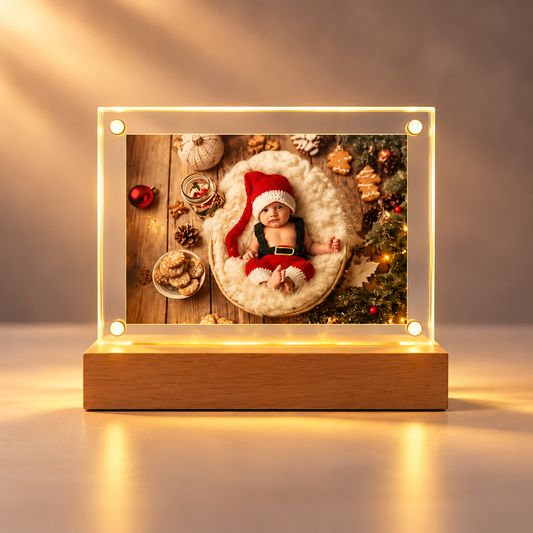 Christmas Glow Photo Frame 10x15cm