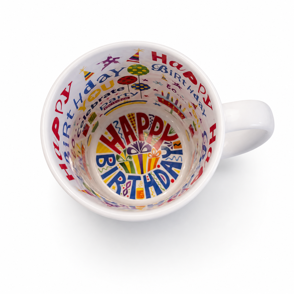 Colourful Happy Birthday Celebration Mug